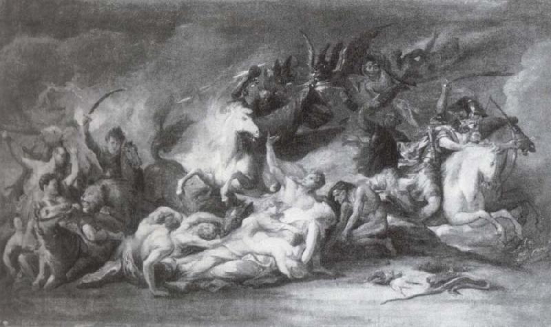 Benjamin West Tod auf einem fahlen Pferd Germany oil painting art